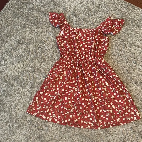 open lace back dress 1st Day of School Clothes | Sequin Apple Tutu Dress main image 1